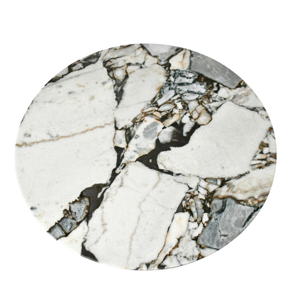 ANNA BISTRO TABLE | Natural Marble | Ocean Storm