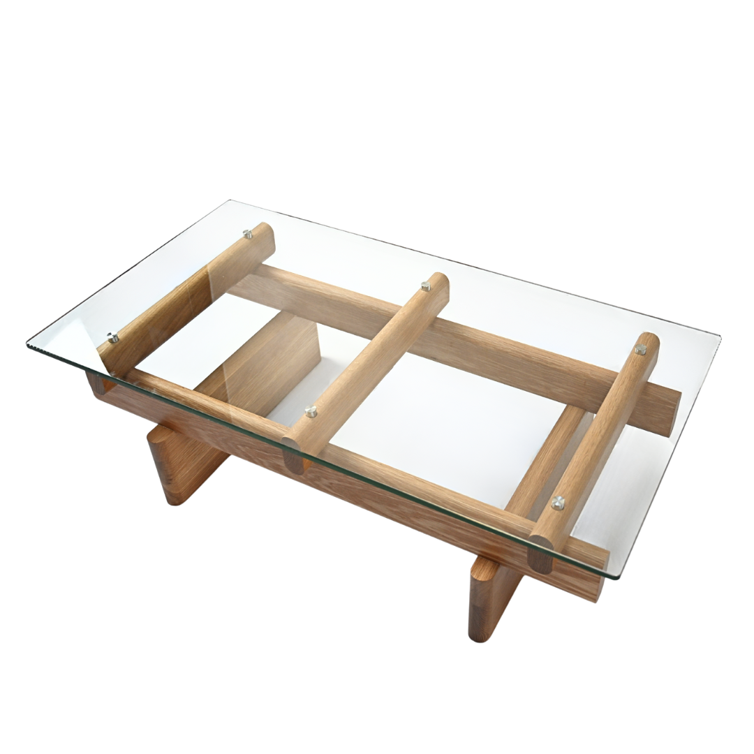 NEO Coffee Table | Tempered Glass | Home Elements