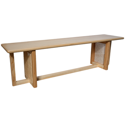 ash wood dining bench seat 160cm