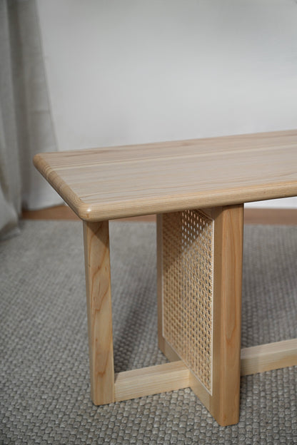 ash wood dining bench seat 160cm