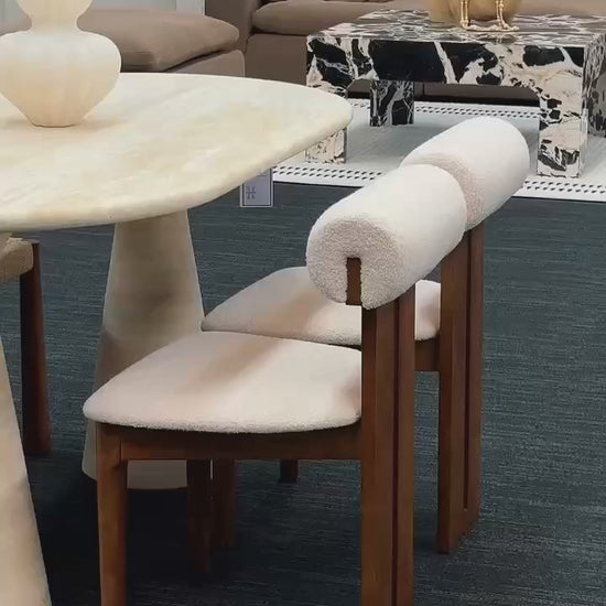 LIMA Dining Table | Natural Travertine Table | Beige - Home Elements