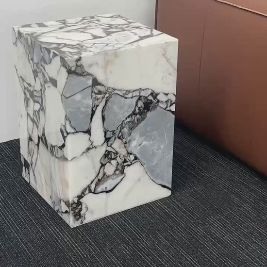 natural marble side table plinth