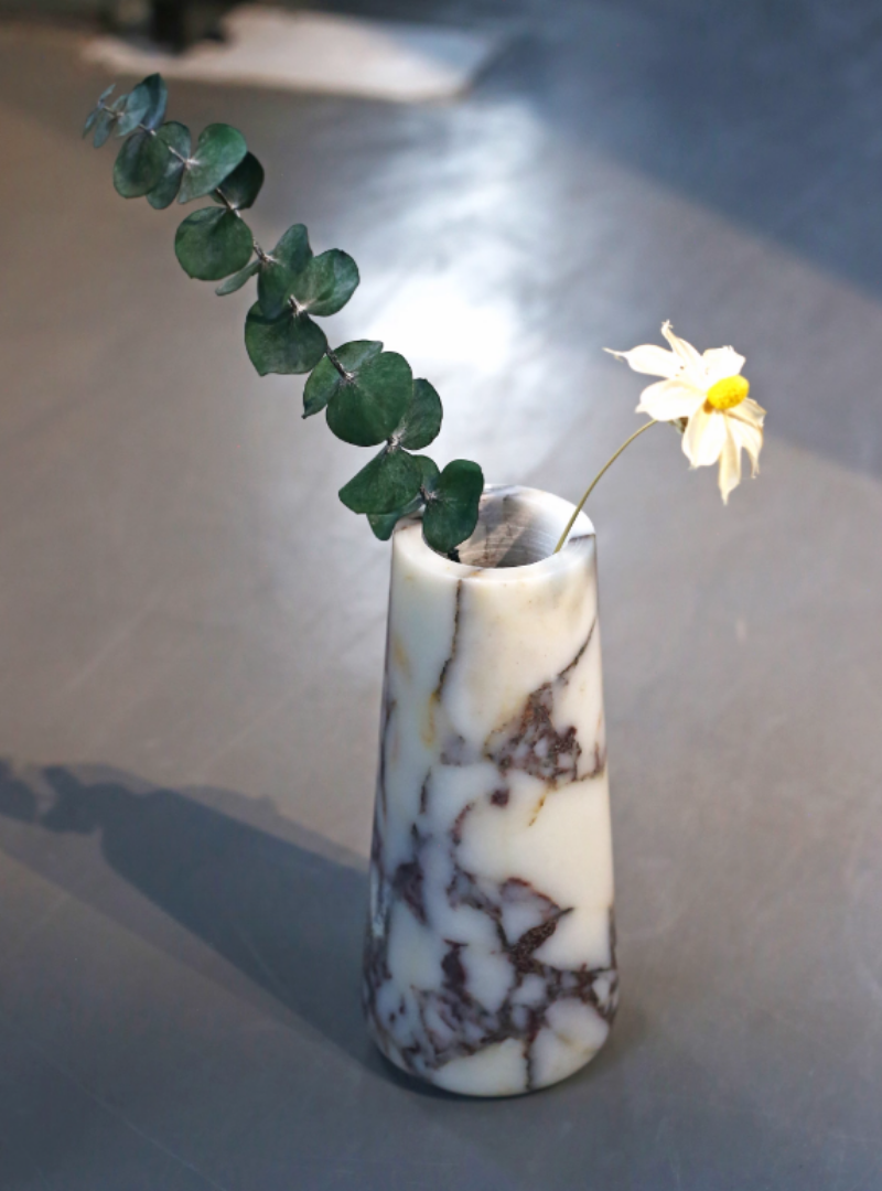 Natural Marble Vase | Calacatta Violet | 9cmX9cmX20cm