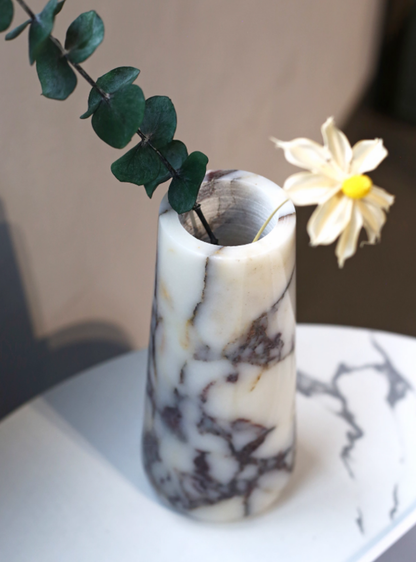 Natural Marble Vase | Calacatta Violet | 9cmX9cmX20cm
